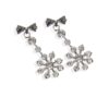 CZ flower Earrings
