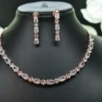 Simple AD Rosegold Necklace
