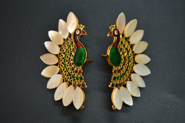 Peacock Design Fancy Earrings