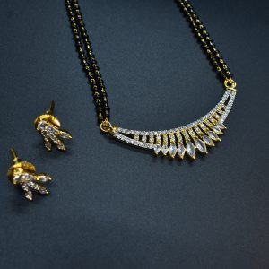 Gold Plated AD Mangalsutra