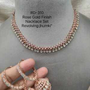 Mint RoseGold Necklace Set