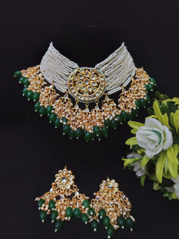 Pearl Kundan Bridal Necklace